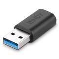 Lindy Premium USB 3.2 type A to C Type A Male > Type C Female, Sort