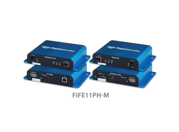 HSL SecureKVM Extender Fiber DP/ HDMI & USB (Tastatur/ Mus) 