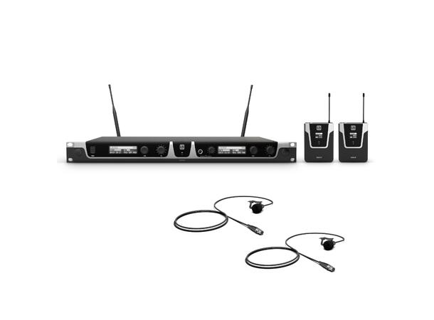 LD Trådløs Mikrofon kit 2 x  Lavalier Mic - Serie 508 