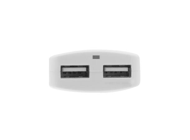 ACT Universal USB lader 2-Port ¤ 2xUSB 2.4A, 12W 