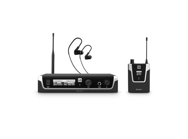 LD Trådløst In-Ear monitoring kit 823-832/863-865 MHz 