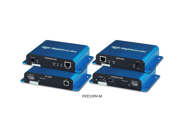 HSL Secure KVM Extender Kobber DP/ HDMI & USB (Tastatur/ Mus) 