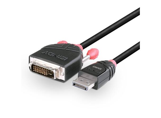 Lindy Displayport - DVI Kabel - 3,0 m Videokilde: DP++ 