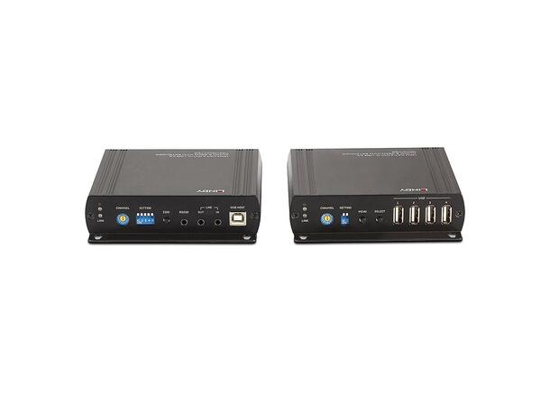 Lindy KVM Extender Cat.6 140 m DVI-D USB Audio & RS-232 