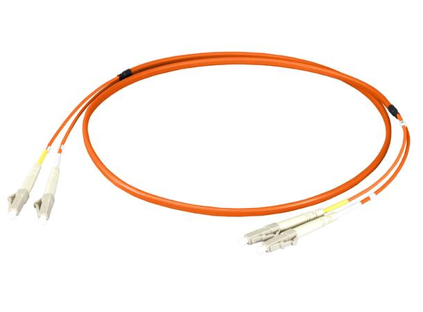 Fiberpatch 50/125 Flat LC-LC - 40 m LSZH Multimode Duplex OM2 Orange 