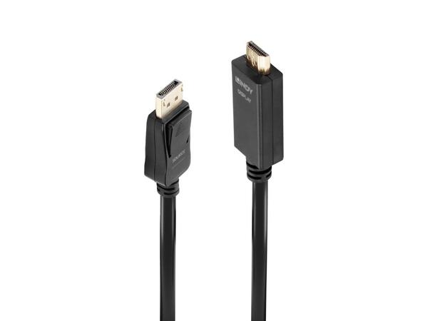 Lindy Displayport > HDMI Kabel -  2 m 4K @30Hz Videokilde: DisplayPort 