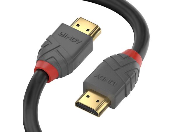 Lindy HDMI High Speed Kabel - 1  m Anthra Line Sort 