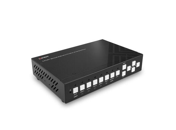 Lindy Multiview KVM Switch 5-p Seamless EDID IR Hot-Keys TCP/IP RS-232 