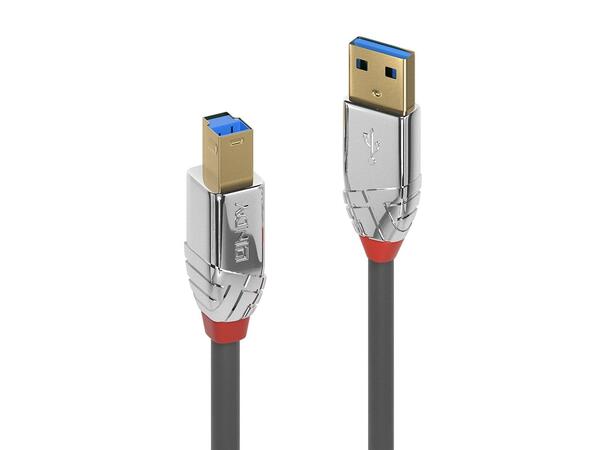 Lindy USB3.2 Kabel A-B - 2 m Chromo Line A-B USB Kabel 5Gbps Sort 