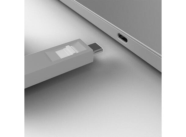 Lindy USB C Port Blocker KIT Hvit Nøkkel og 4 låser 