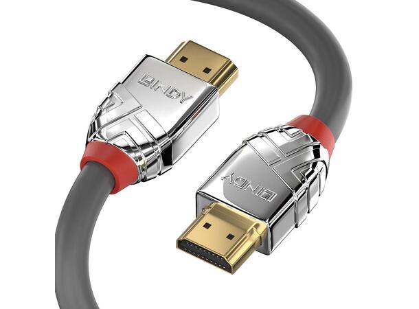 Lindy HDMI High Speed Kabel -  2 m Chromo Line Grå 