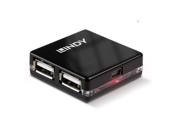 Lindy 42742 – 4-Port USB 2.0 Mini Hub