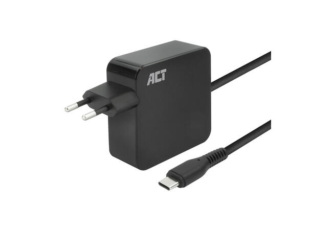 ACT USB-C vegglader PD 65W 2 m 